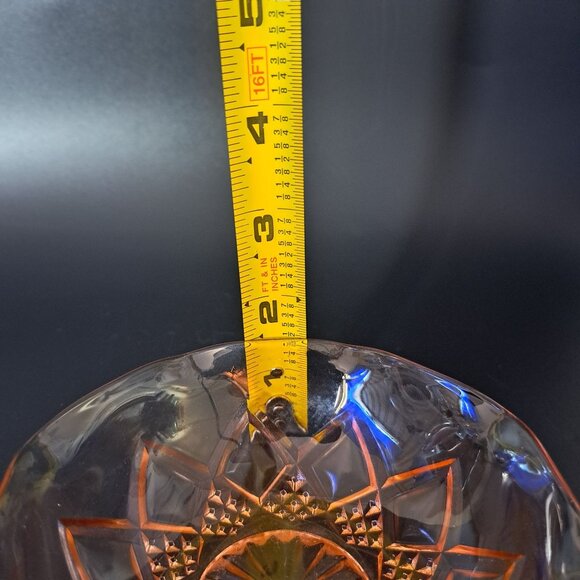 Hazel Atlas Royal Lace Pink Depression Glass Bowl Vintage - Picture 10 of 12